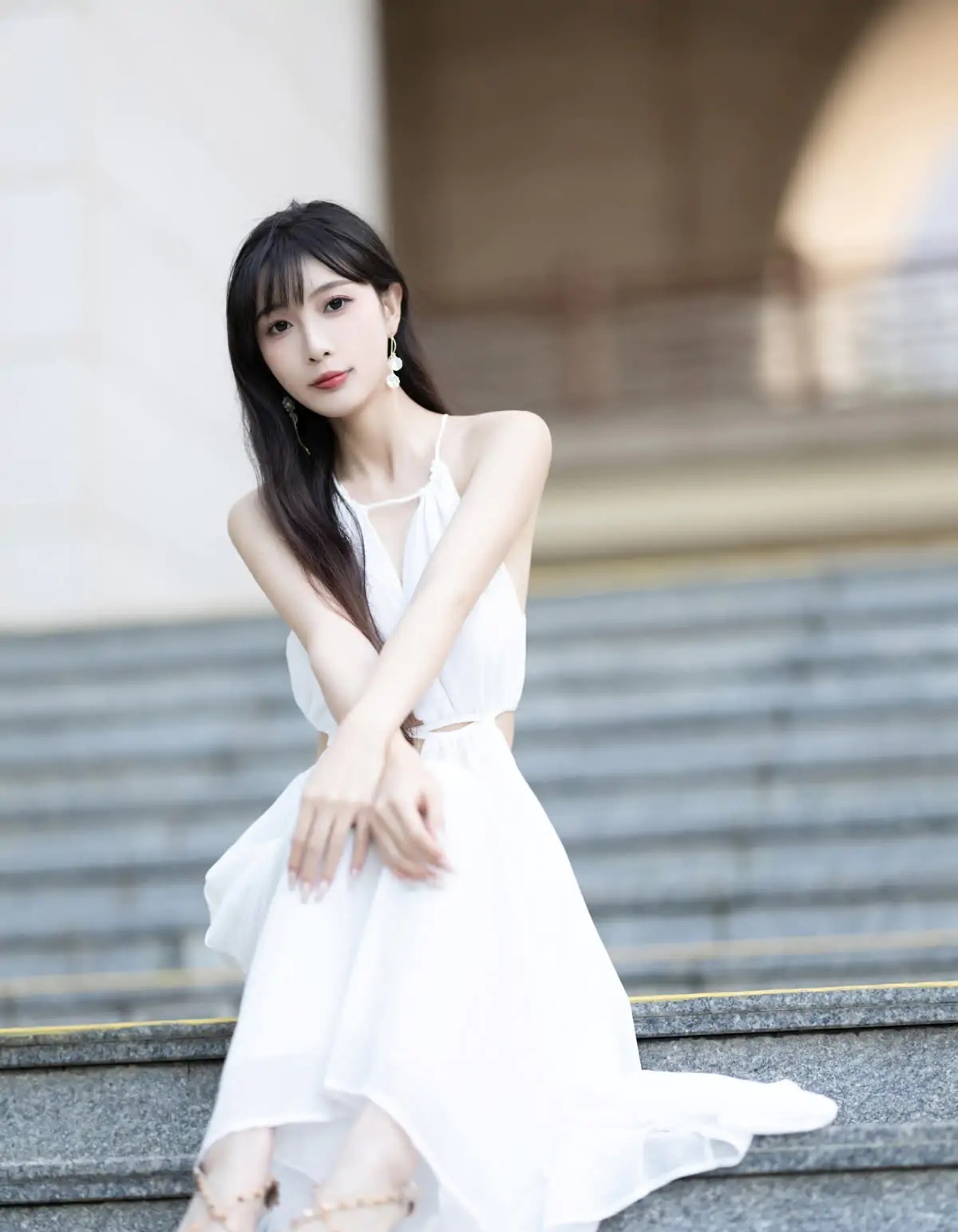 002.林星阑_–_内购无水印_VOL.1161_白色连衣裙_0032