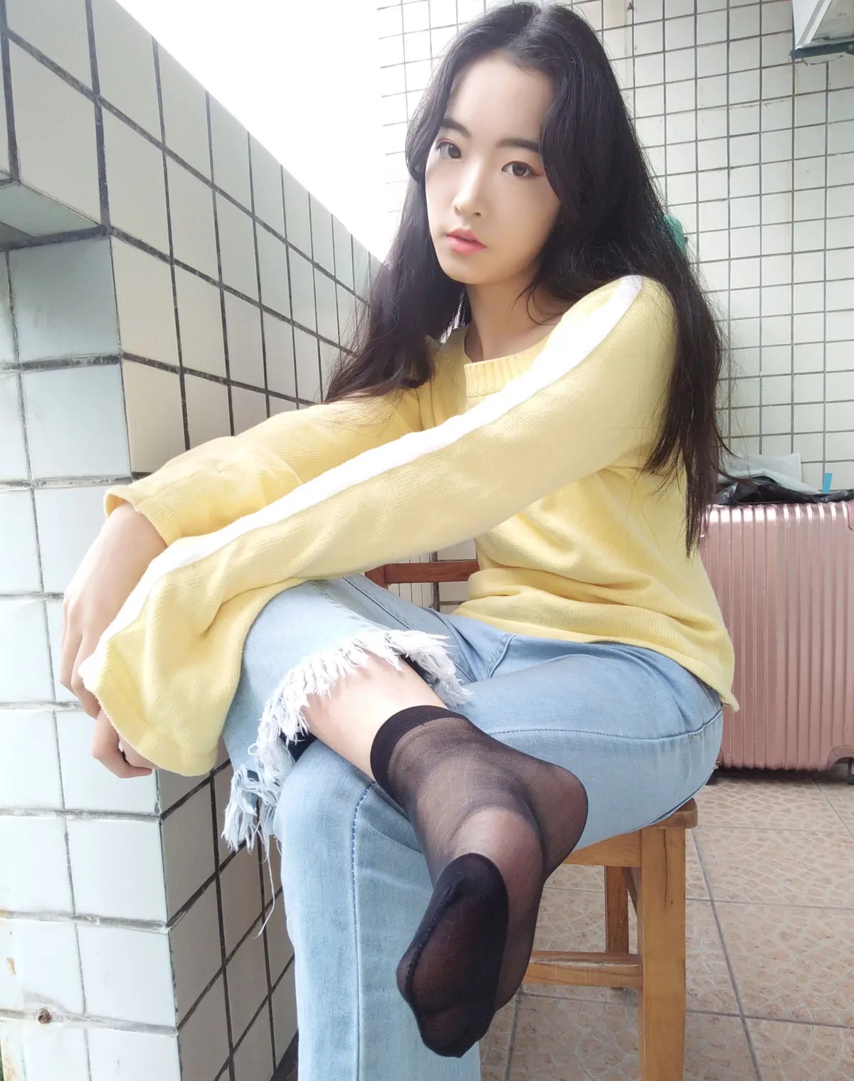 图片[5]-[合集]学妹校园寝室丝短袜美脚全套42期，大小8.38G - 孔雀海|珍藏合集-孔雀海|珍藏合集