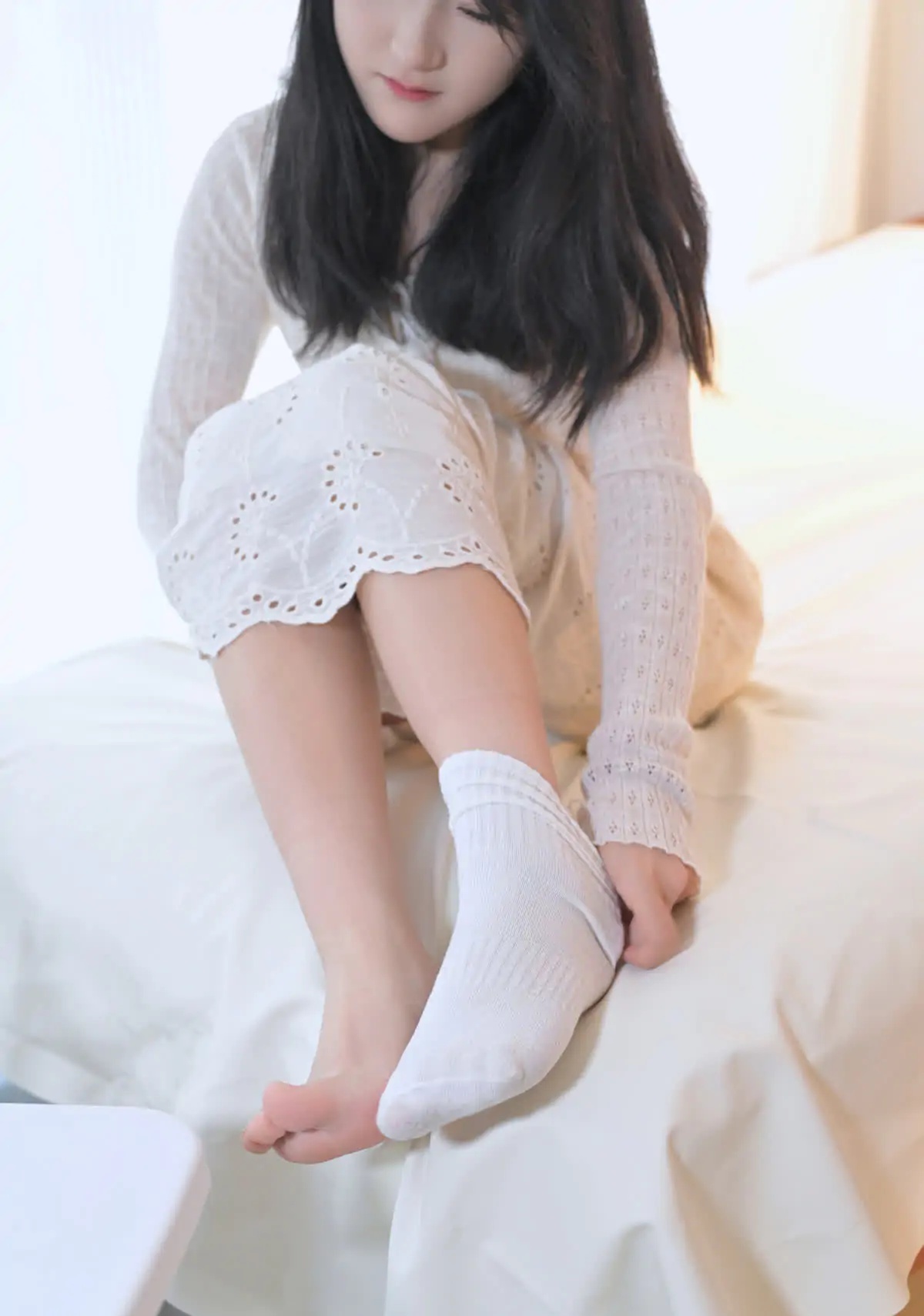 凝思摄影_No.005_琦琦-连衣裙、短白袜、平底鞋__0071